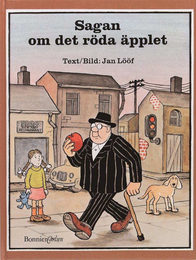 Jan Lööf - Sagan om det röda äpplet, Inbunden