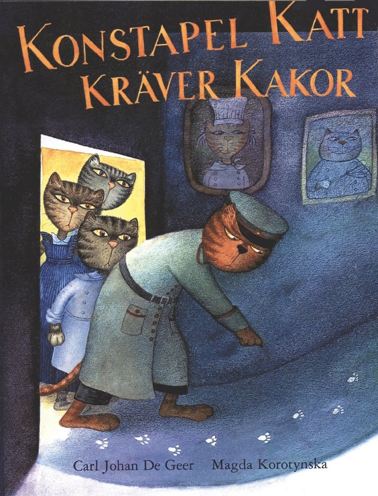 Konstapel katt kräver kakor