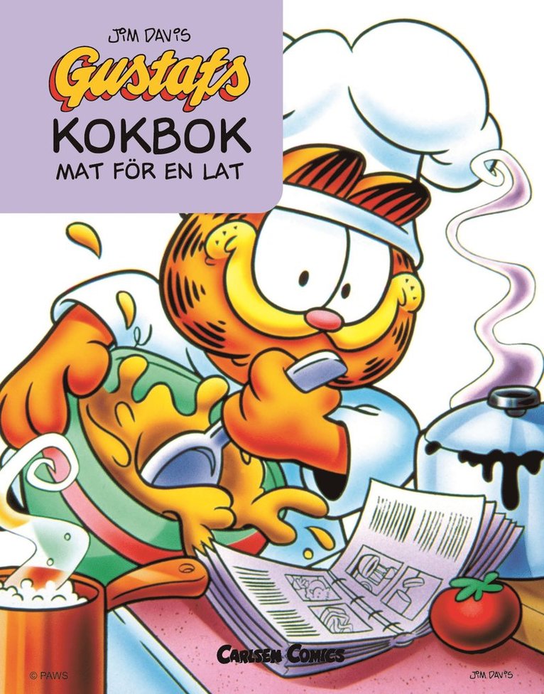 Jonas Persson, Jim Davis - Gustafs kokbok: Mat för en lat, Inbunden