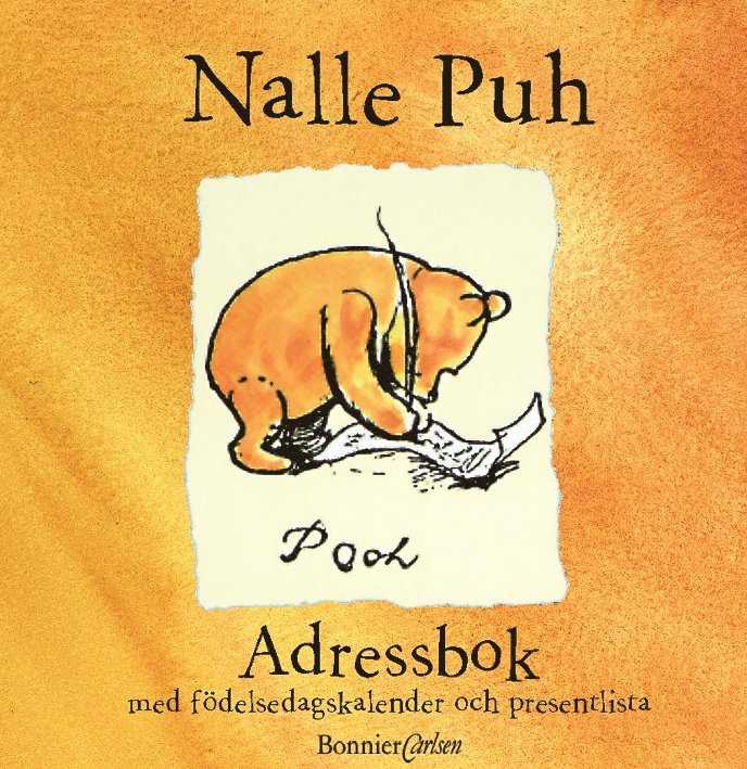 Nalle Puh Adressbok med födelsedagskalender