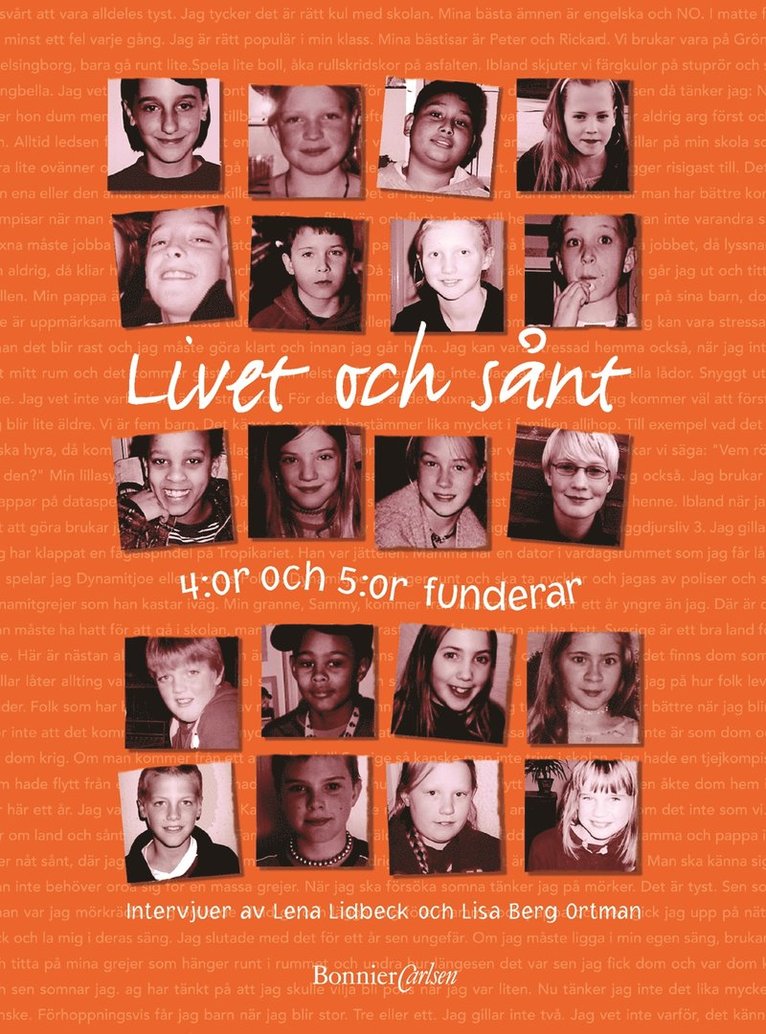Lena Lidbeck, Lisa Berg Ortman - Livet och sånt, fyror och femmor funderar, Inbunden