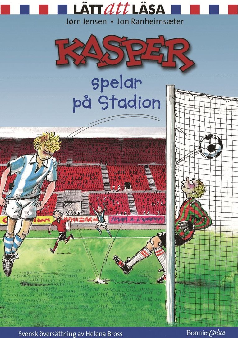 Kasper spelar på Stadion