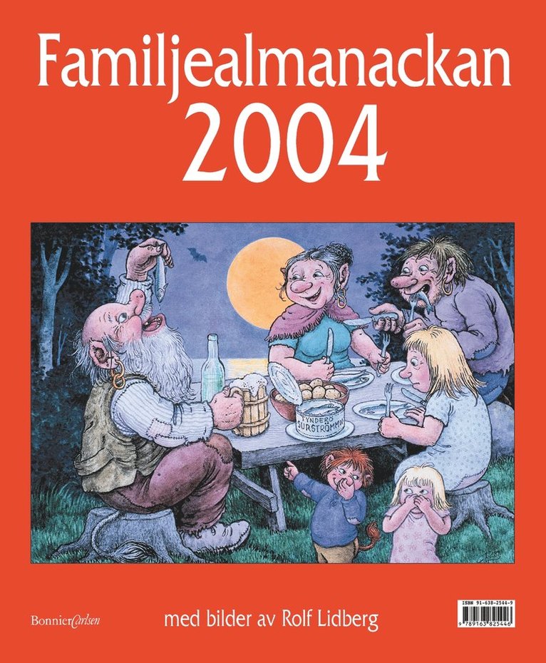 Rolf Lidberg - Familjealmanackan 2004, Häftad