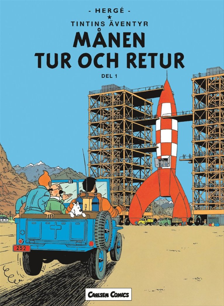 Hergé - Månen tur och retur. D. 1, Häftad
