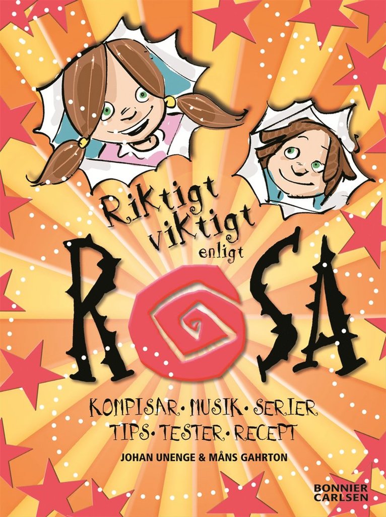 Riktigt viktigt enligt Rosa : kompisar, musik, serier, tips, tester, recept