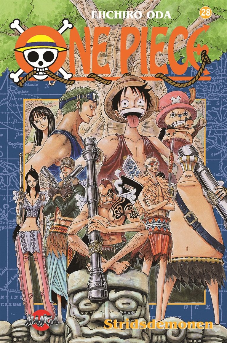 Eiichiro Oda - One piece 28 : Stridsdemonen, Pocket
