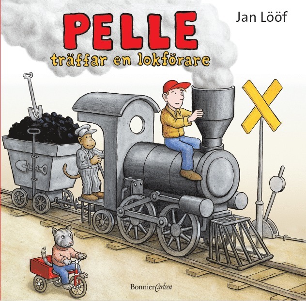 Jan Lööf - Pelle träffar en lokförare, Inbunden