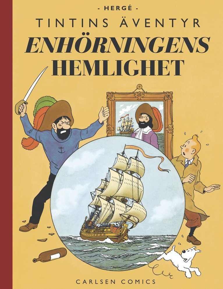Hergé - Enhörningens hemlighet, Inbunden