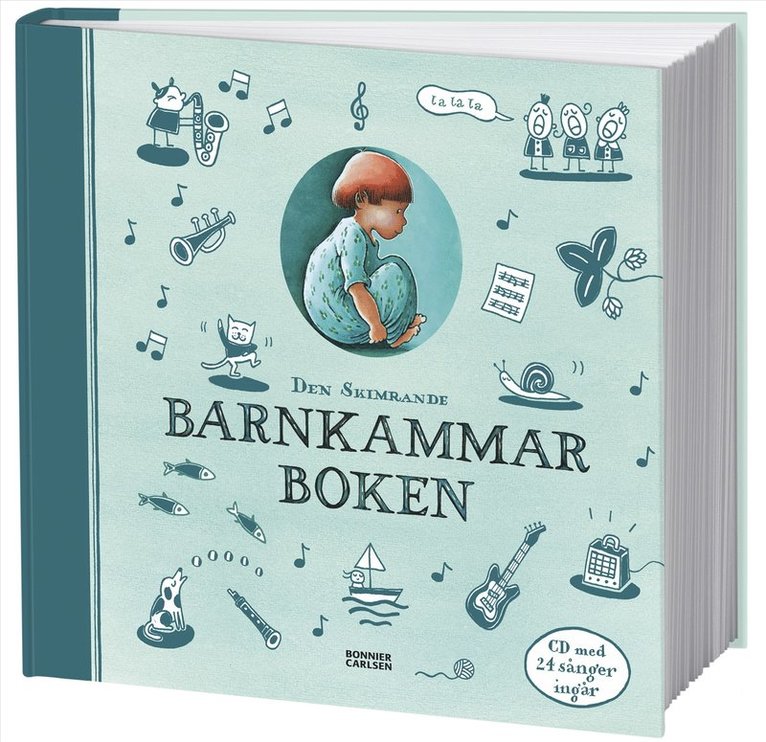 Den skimrande barnkammarboken, Inbunden