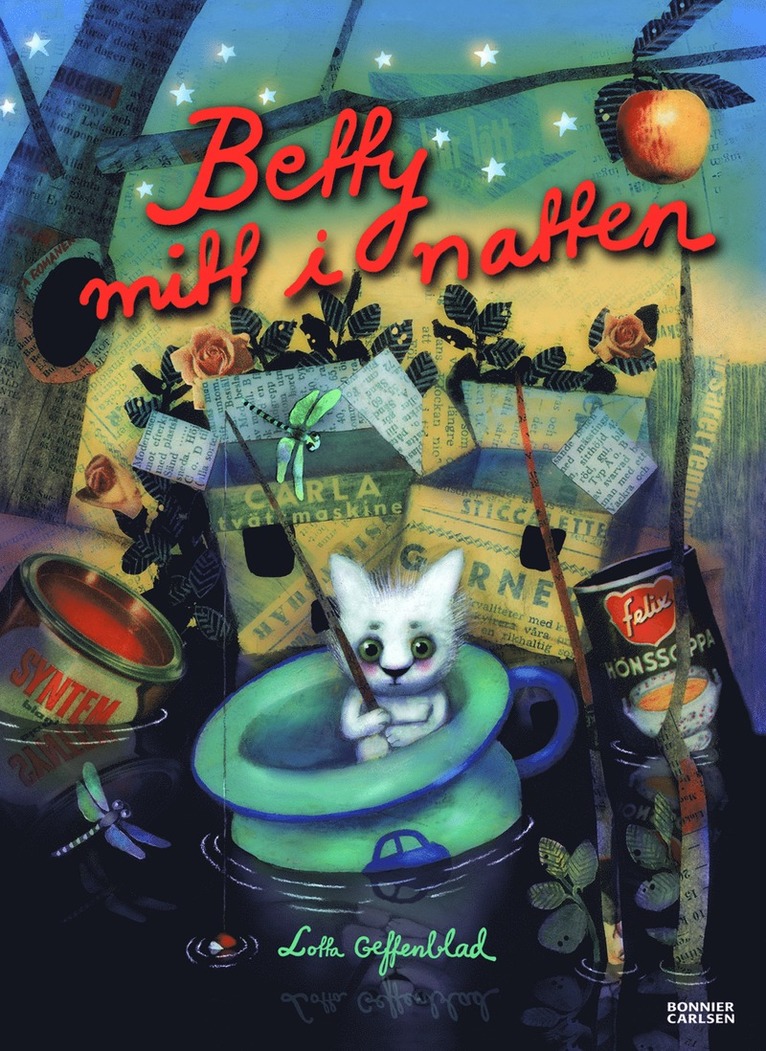 Lotta Geffenblad - Betty mitt i natten, Kartonnage