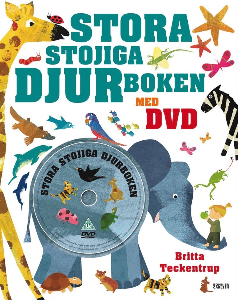 Harriet Blackford - Stora stojiga djurboken med DVD, Inbunden