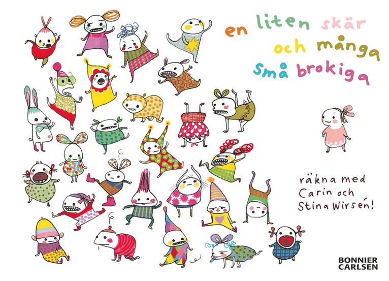 Carin Wirsén - En liten skär och många små brokiga (miniformat), Kartonnage