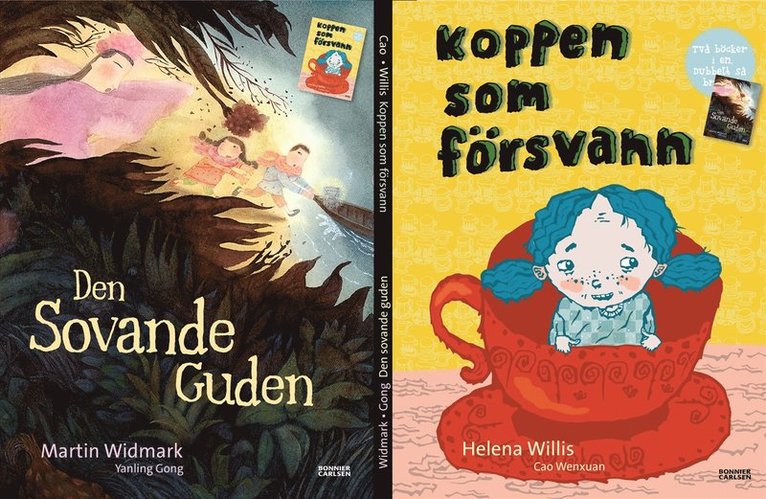 Martin Widmark, Cao Wenxuan - Den sovande Guden / Koppen som försvann, Inbunden