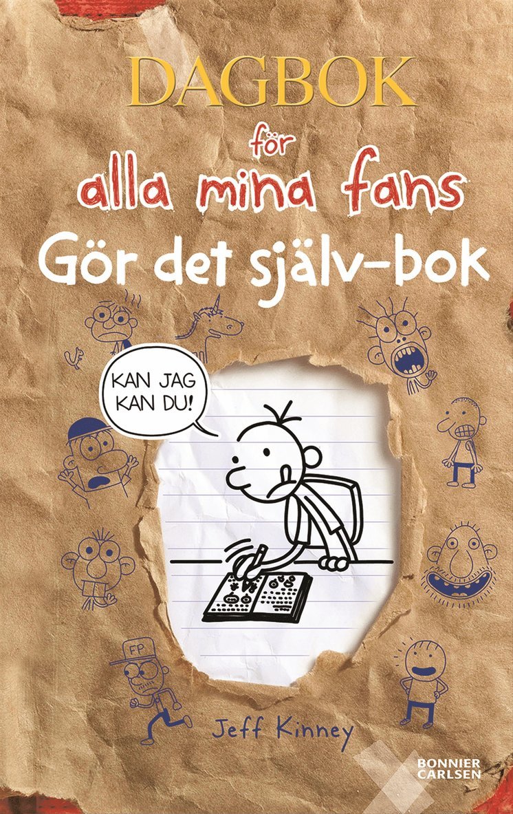 Jeff Kinney - Gör det själv-bok, Inbunden