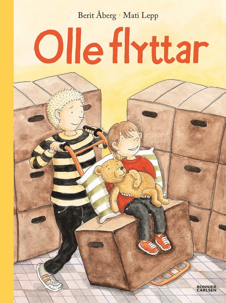 Berit Åberg - Olle flyttar, Inbunden
