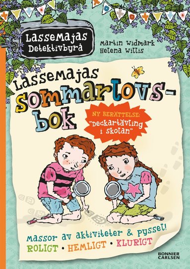 bokomslag LasseMajas sommarlovsbok. Deckartävling i skolan