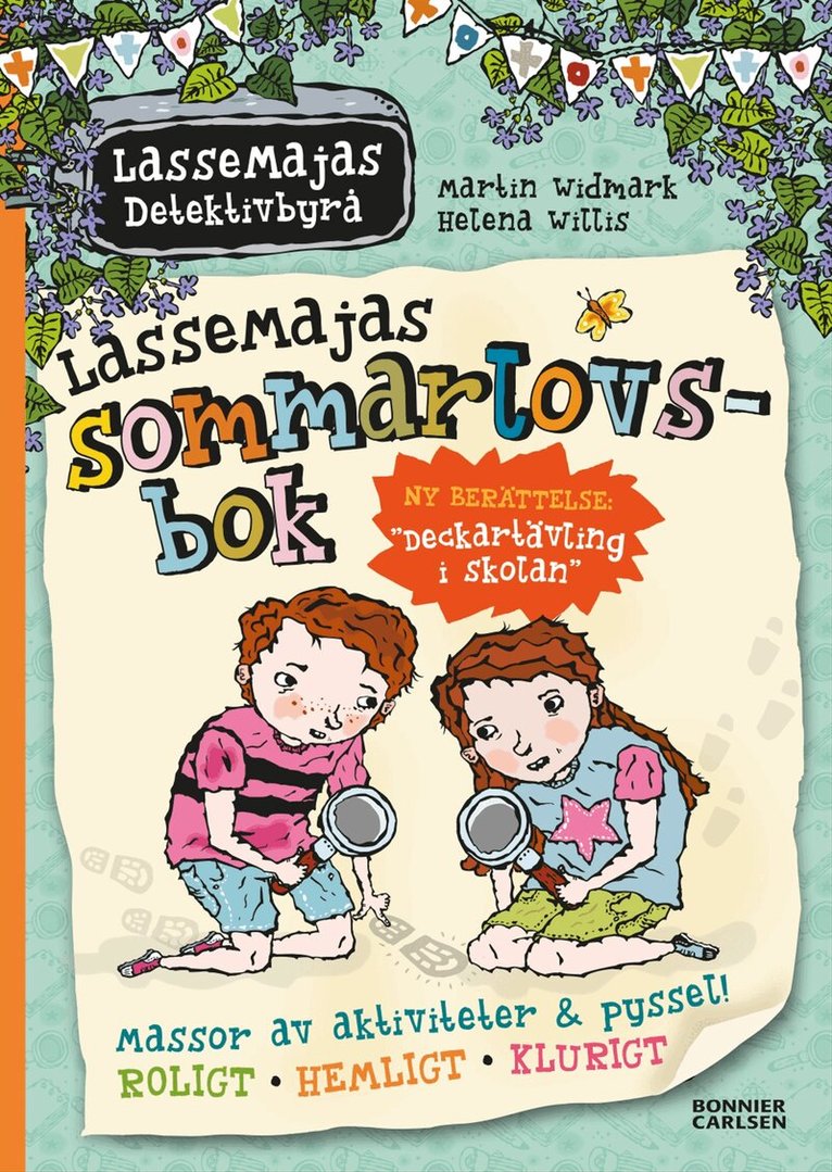 Martin Widmark - LasseMajas sommarlovsbok. Deckartävling i skolan, Inbunden