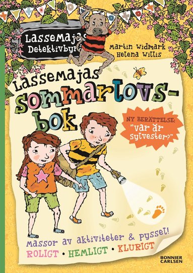 bokomslag LasseMajas sommarlovsbok. Var är Sylvester?