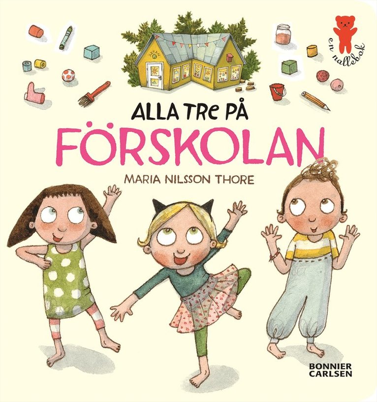 Alla tre på förskolan 1