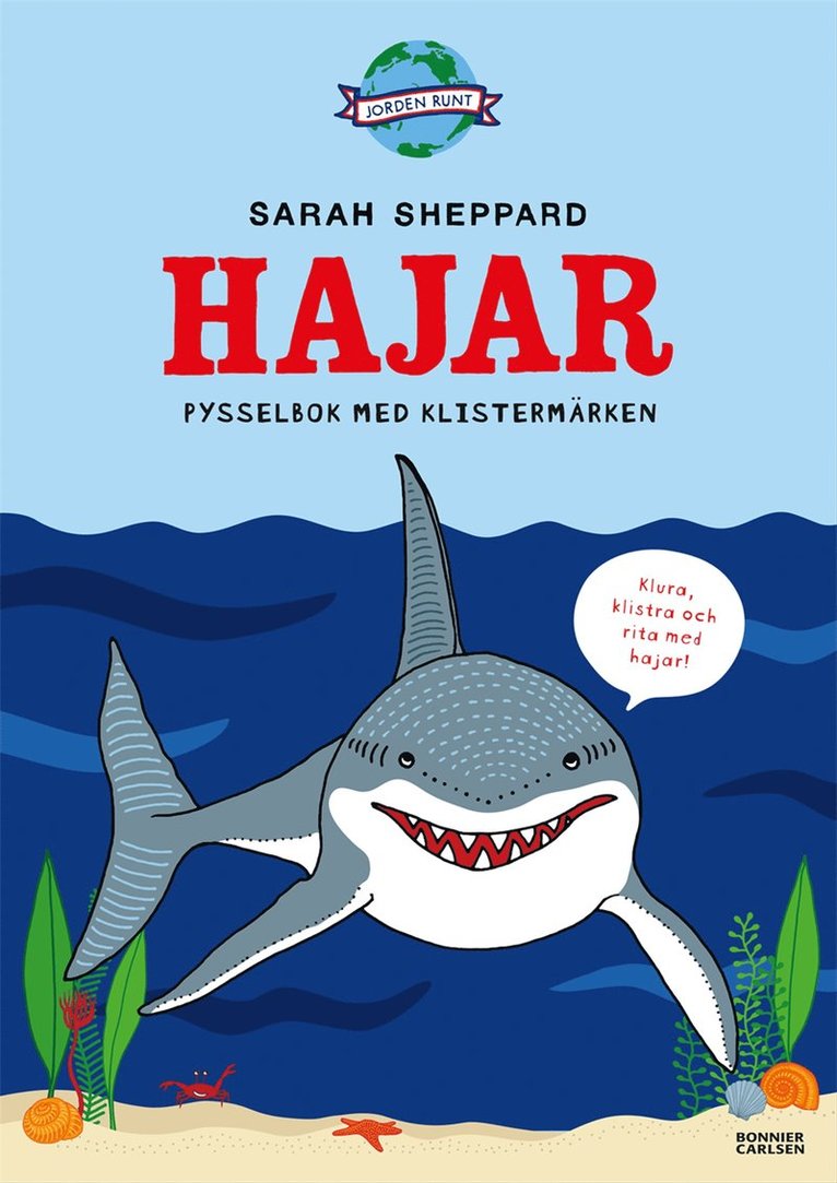 Sarah Sheppard - Hajar - pysselbok med klistermärken, Häftad