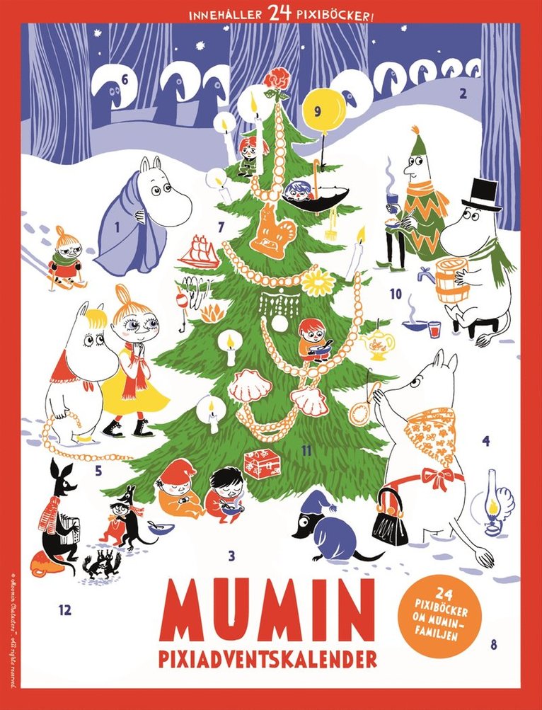 Pixi adventskalender - Mumin, Häftad