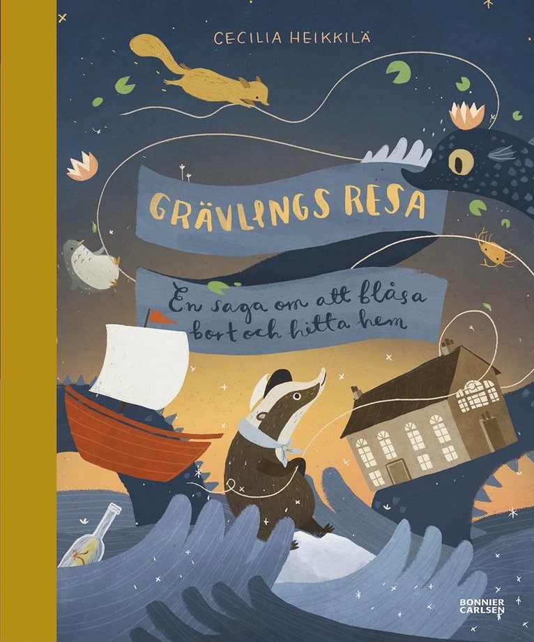 Cecilia Heikkilä - Grävlings resa, Inbunden