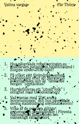 Pär Thörn - Vattna vargen, Häftad