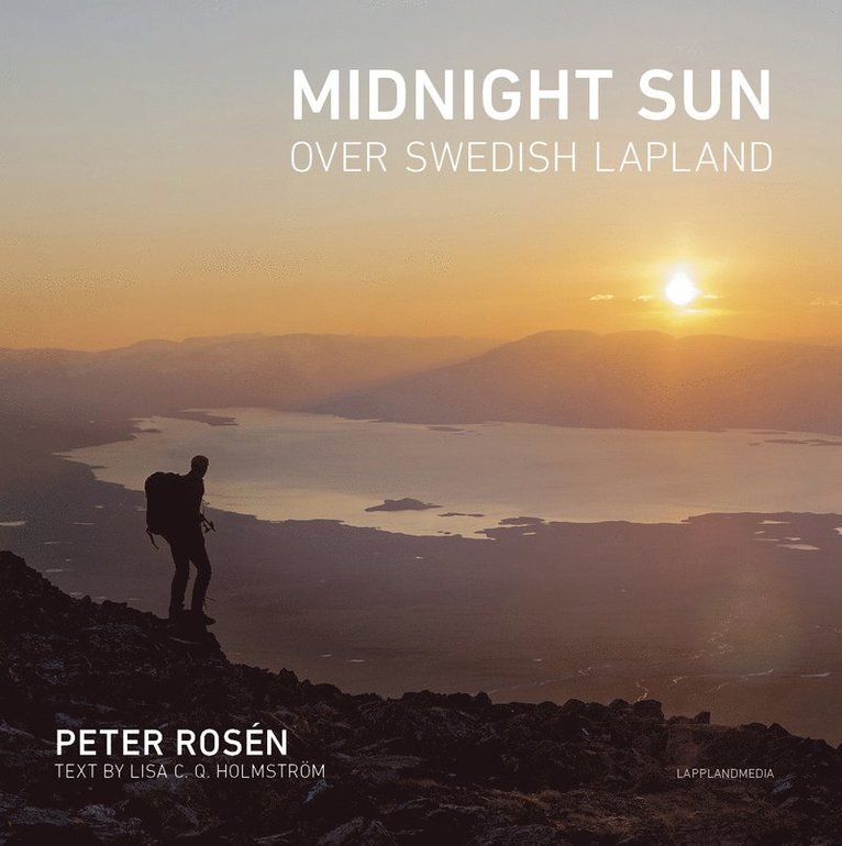 Midnight sun over Swedish Lapland 1