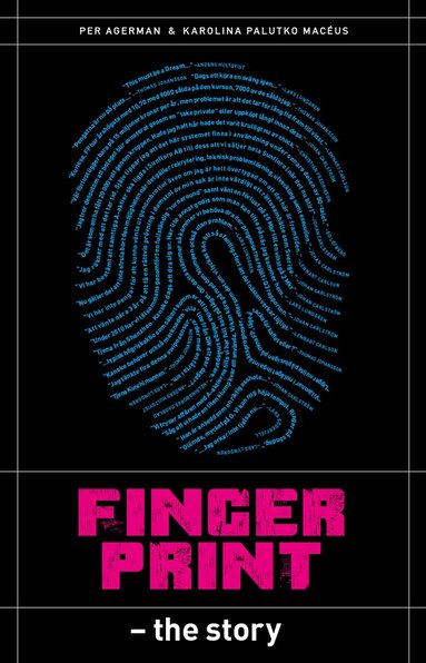 Karolina Palutko Macéus, Per Agerman - Fingerprint : the story, Häftad