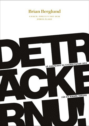 Det räcker nu! : så hanterar du energitjuvar och får en rikare vardag.