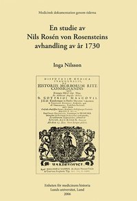bokomslag En studie av Nils Rosén von Rosensteins avhandling av år 1730