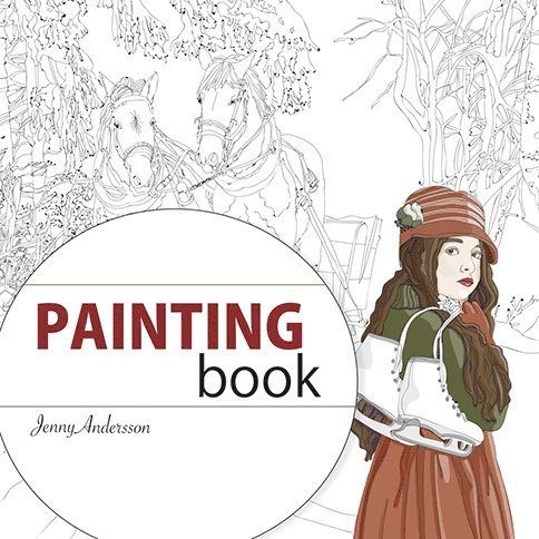Jenny Andersson - Painting book, Häftad