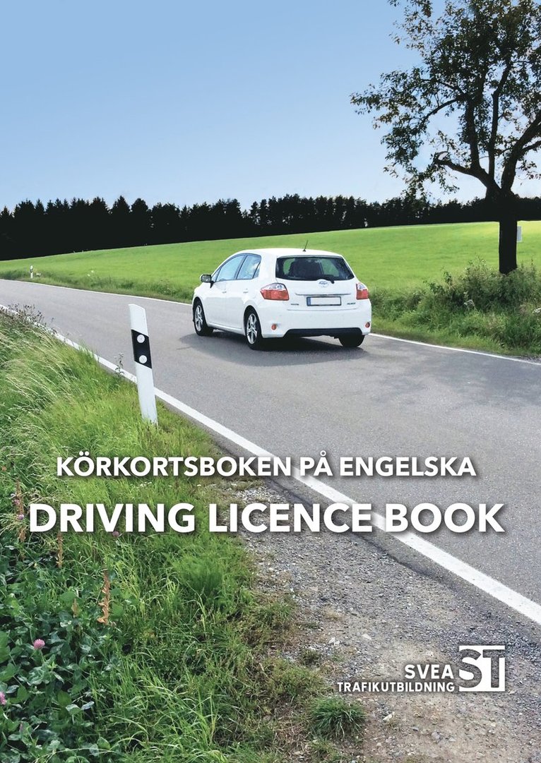 Körkortsboken på engelska : driving license book, Häftad