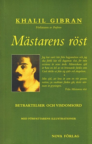 Khalil Gibran - Mästarens röst : betraktelser och visdomsord, Häftad