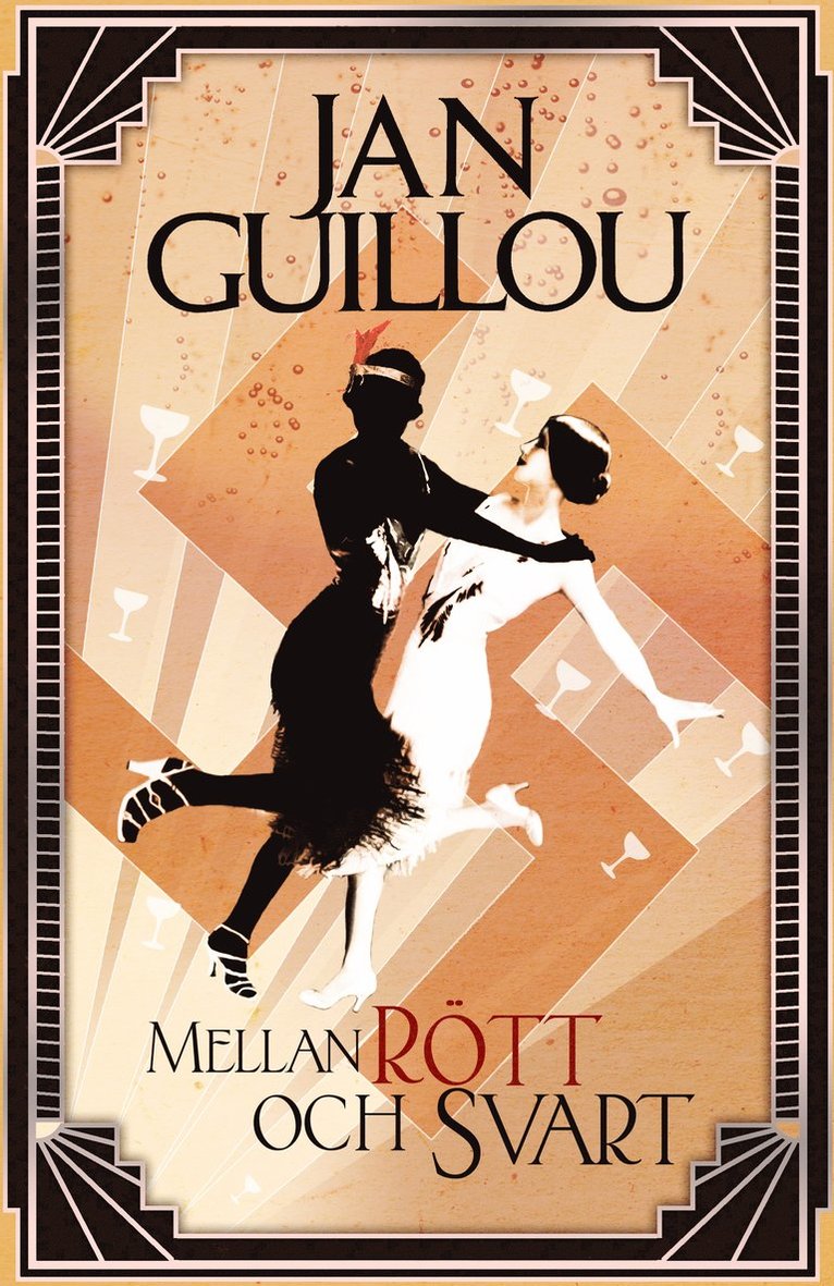 Jan Guillou - Mellan rött och svart, Inbunden