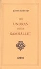 bokomslag Om undran inför samhället