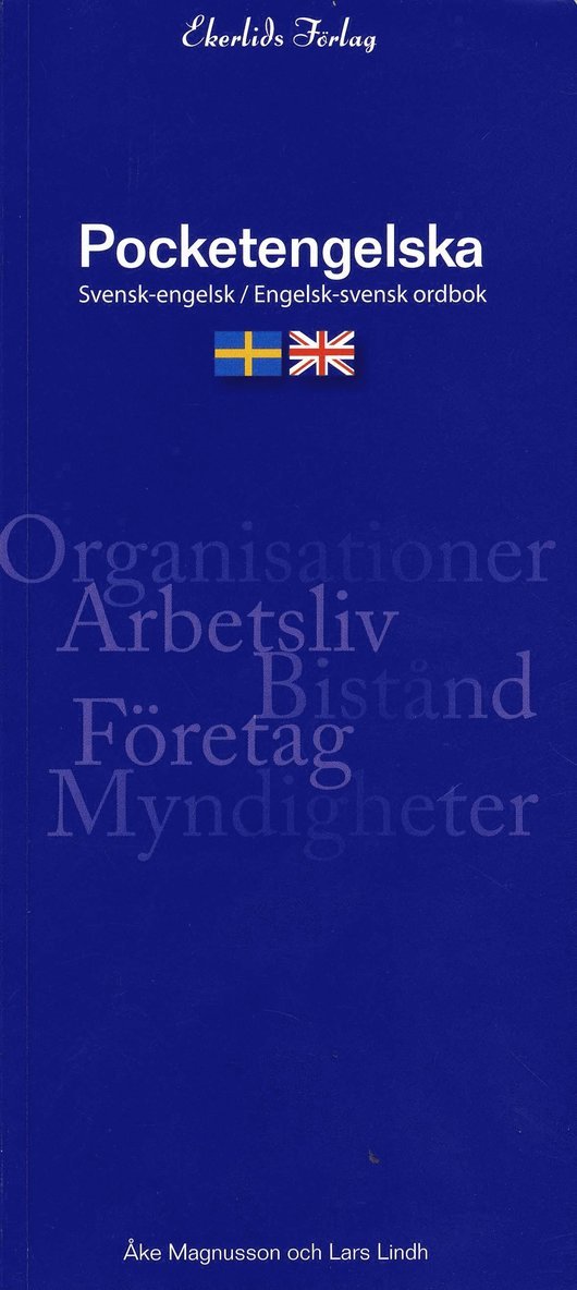 Pocketengelska : svensk-engelsk, engelsk-svensk ordbok 1