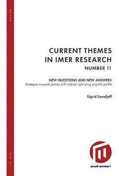 New questions and new answers : strategies towards parties with a radical right-wing populist profile 1