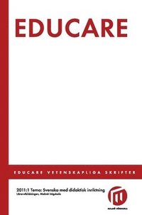 bokomslag Educare : 2011:1 : tema: Svenska med didaktisk inriktning