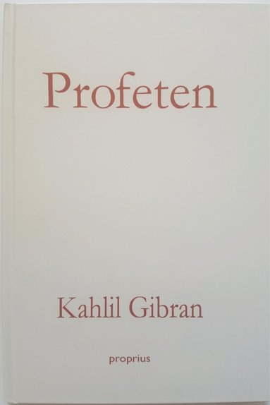 Profeten 100-årsutgåvan, Inbunden