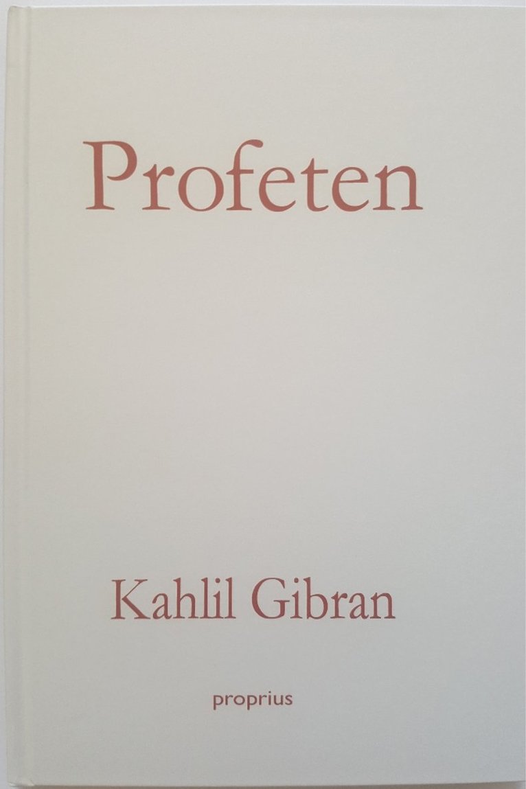 Profeten 100-årsutgåvan, Inbunden