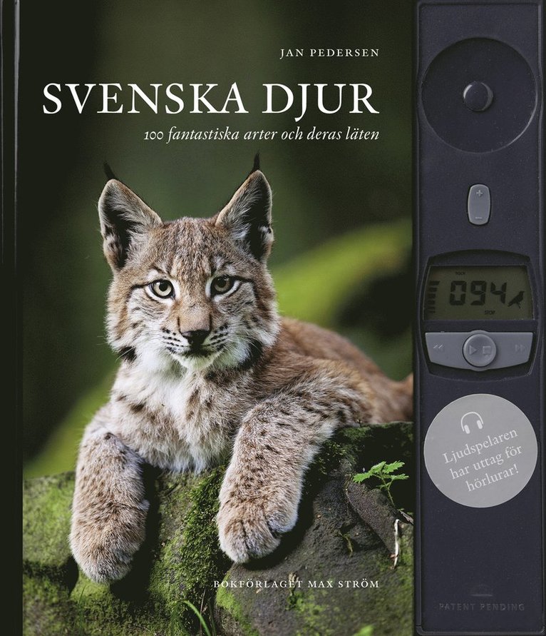 Jan Pedersen - Svenska djur : 100 svenska arter och deras läten (kompakt), Inbunden