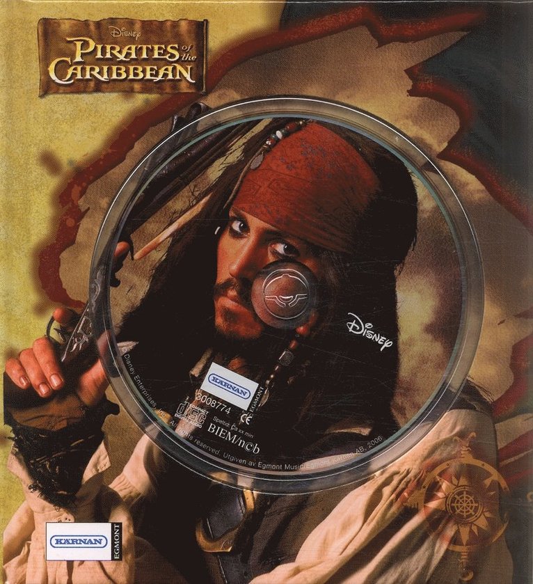 Catherine McCafferty - Pirates of the Carabbean - Död mans kista + CD, Inbunden