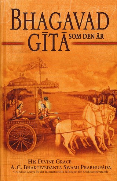 bokomslag Bhagavad Gita Som Den Ar [Swedish language]