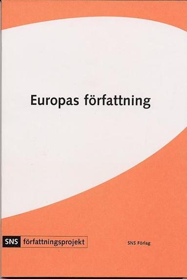 bokomslag Europas författning