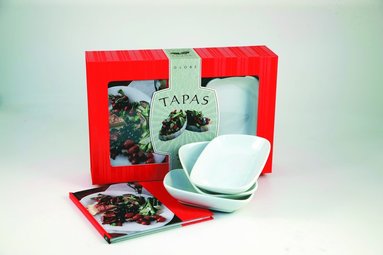 bokomslag Tapas - startpaket med receptbok, 3 skålar