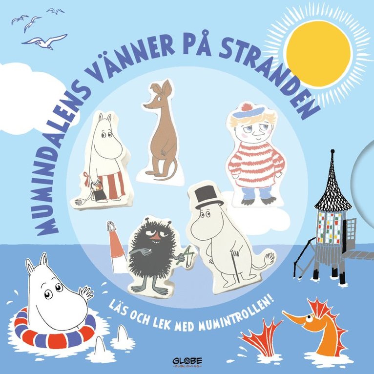 Katariina Heilala, Leena Järvenpää - Mumindalens vänner på stranden, Kartonnage