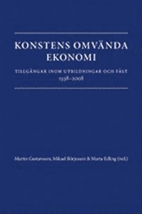 bokomslag Konstens omvända ekonomi. Tillgångar inom utbildningar och fält 1938-2008