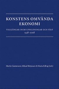 bokomslag Konstens omvända ekonomi. Tillgångar inom utbildningar och fält 1938-2008