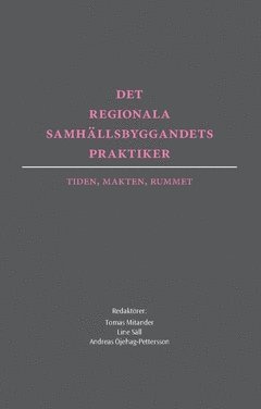 Det regionala samhällsbyggandets praktiker : tiden, makten, rummet 1